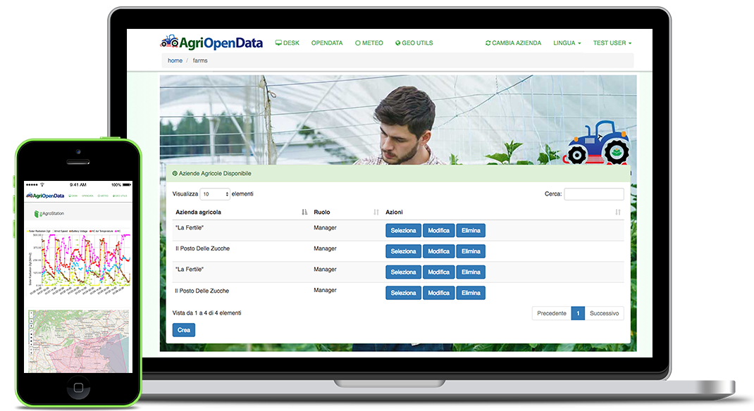 Il Software AgriOpenData per la tracciabilità dei prodotti agroalimentari Made in Italy e la gestione dei dati di filiera