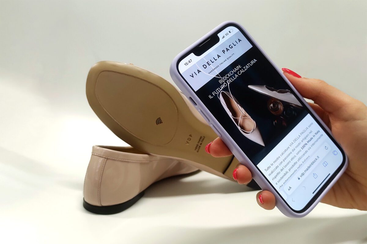 Artisanal ballet flats designed by AI